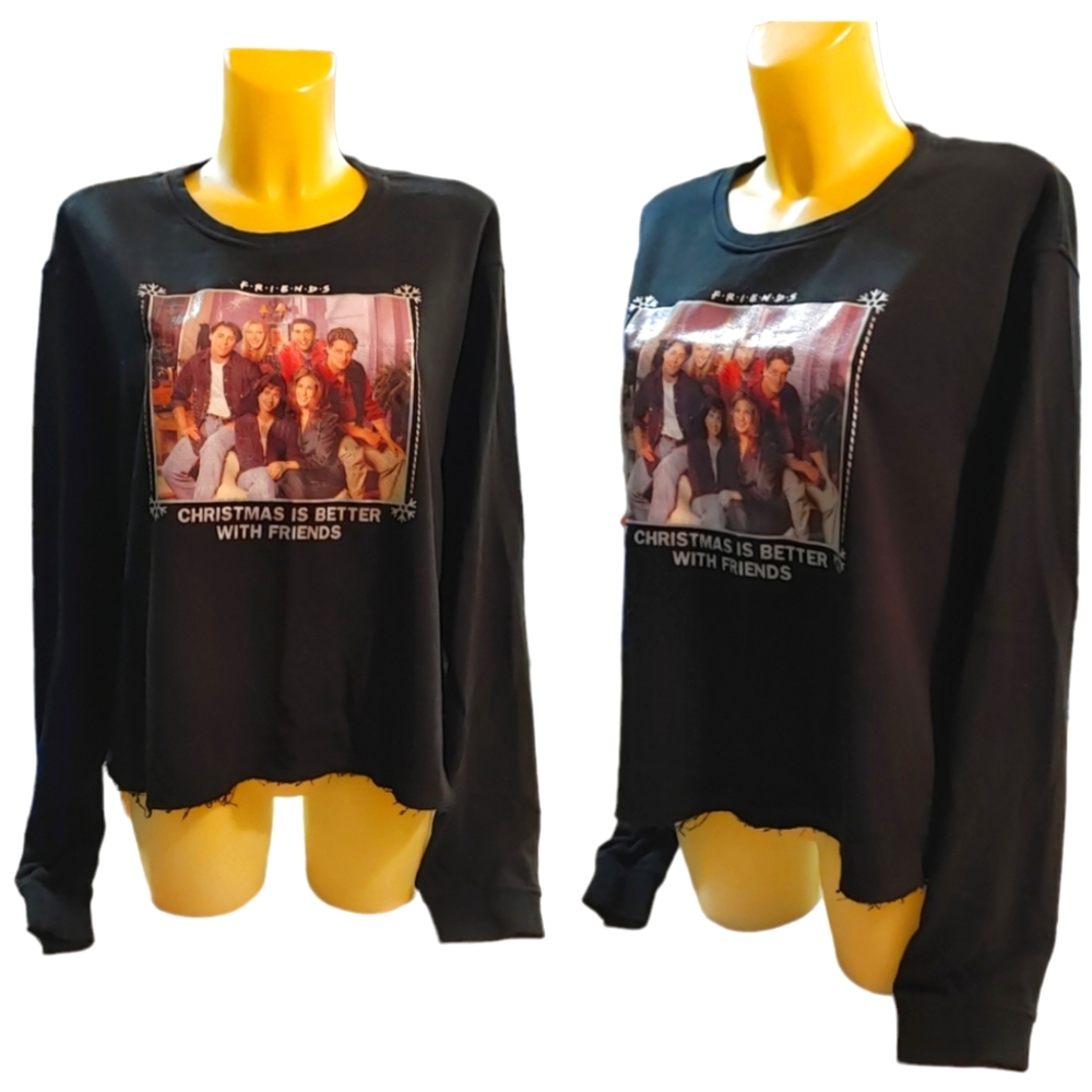❗$1 Bundled❗FRIENDS Black Pull Over Sweatshirt